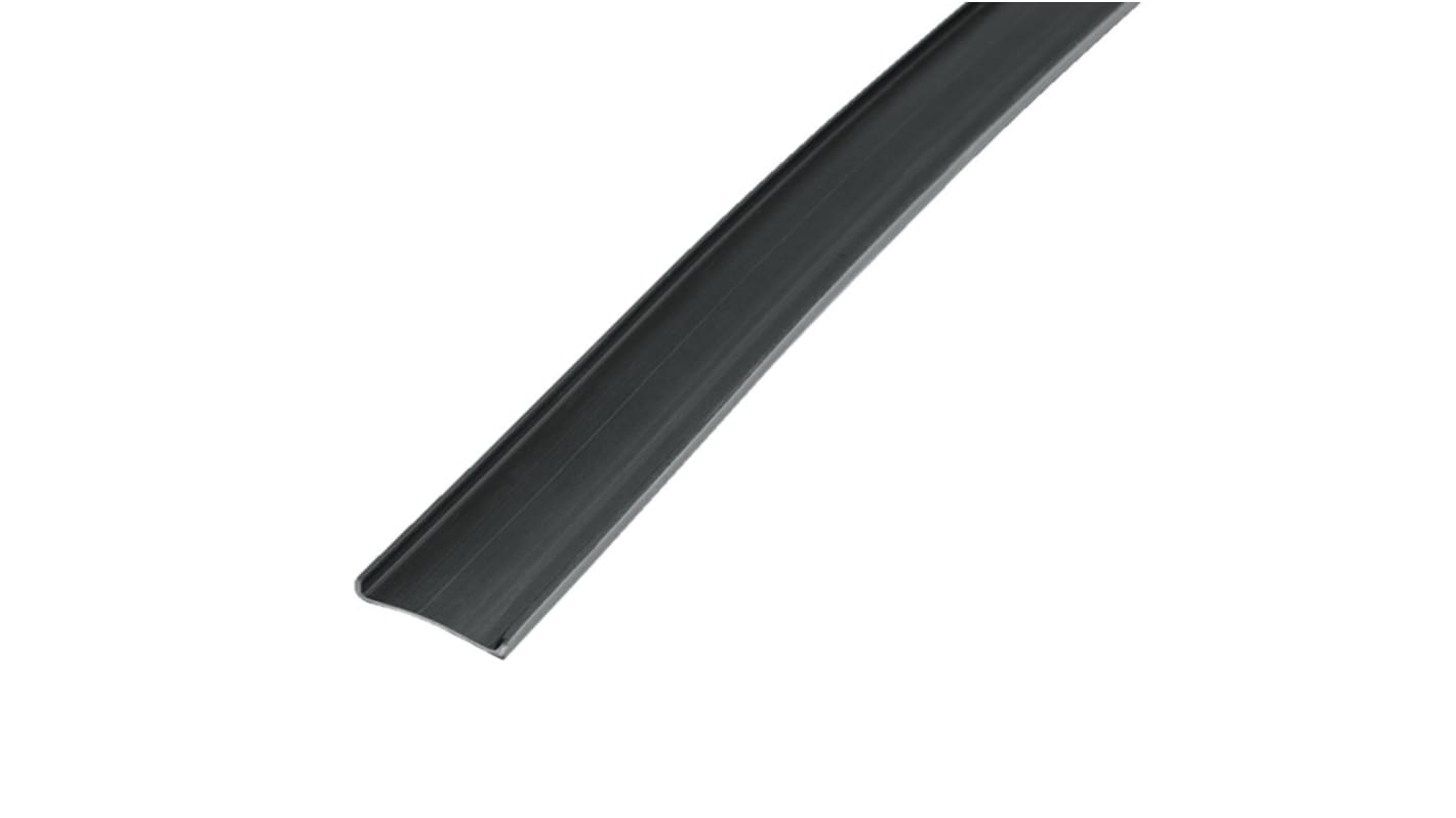 Bridas HellermannTyton LFPC70 de Poliolefina Negro, 25m x 7 mm, Reutilizable