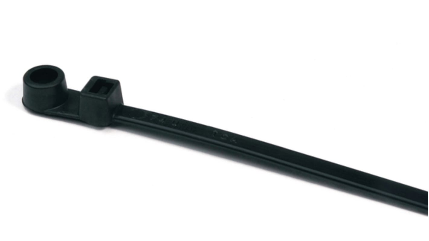 HellermannTyton 結束バンド, 395mm x 7.6 mm, 黒, 耐紫外線PA 6.6, 113-12060 T120MR-PA66W-BK
