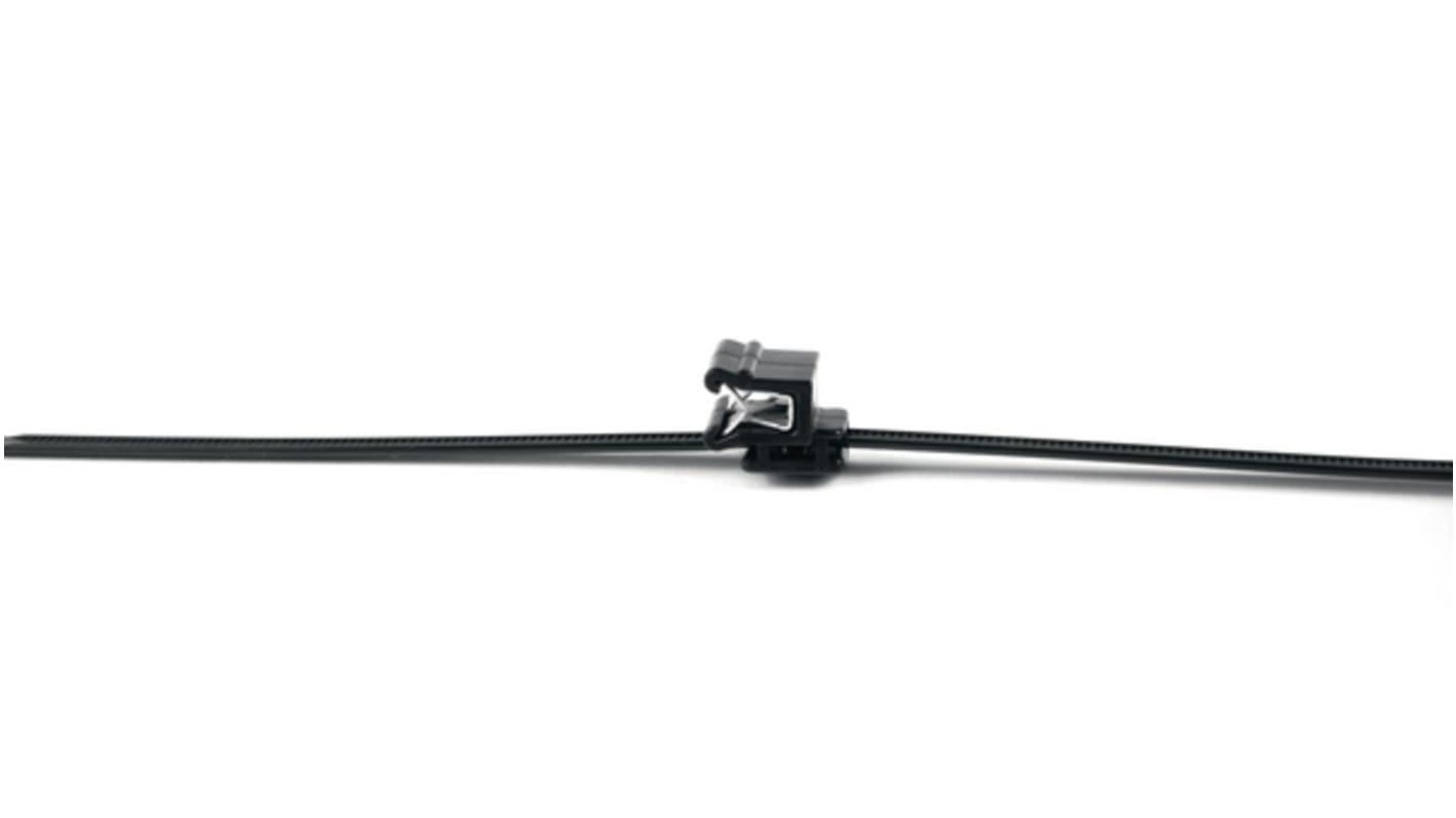 HellermannTyton 結束バンド, 150mm x 4.6 mm, 黒, 熱安定化PA 6.6, 150-40593 T50SOSEC5A-PA66HS/PA66HIRHS-BK