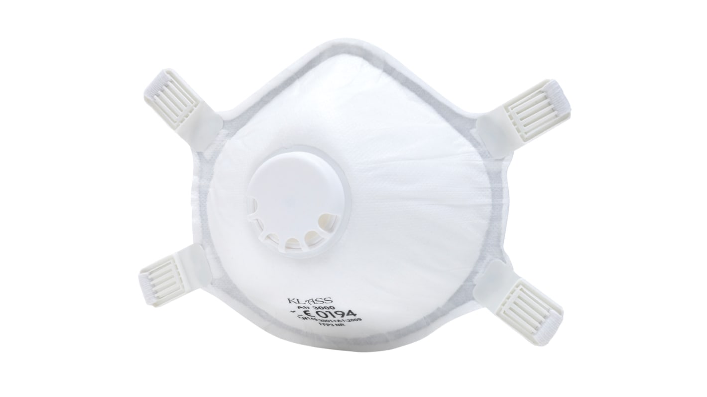 Mascarilla desechable FFP3, serie AIR 3000, con válvula