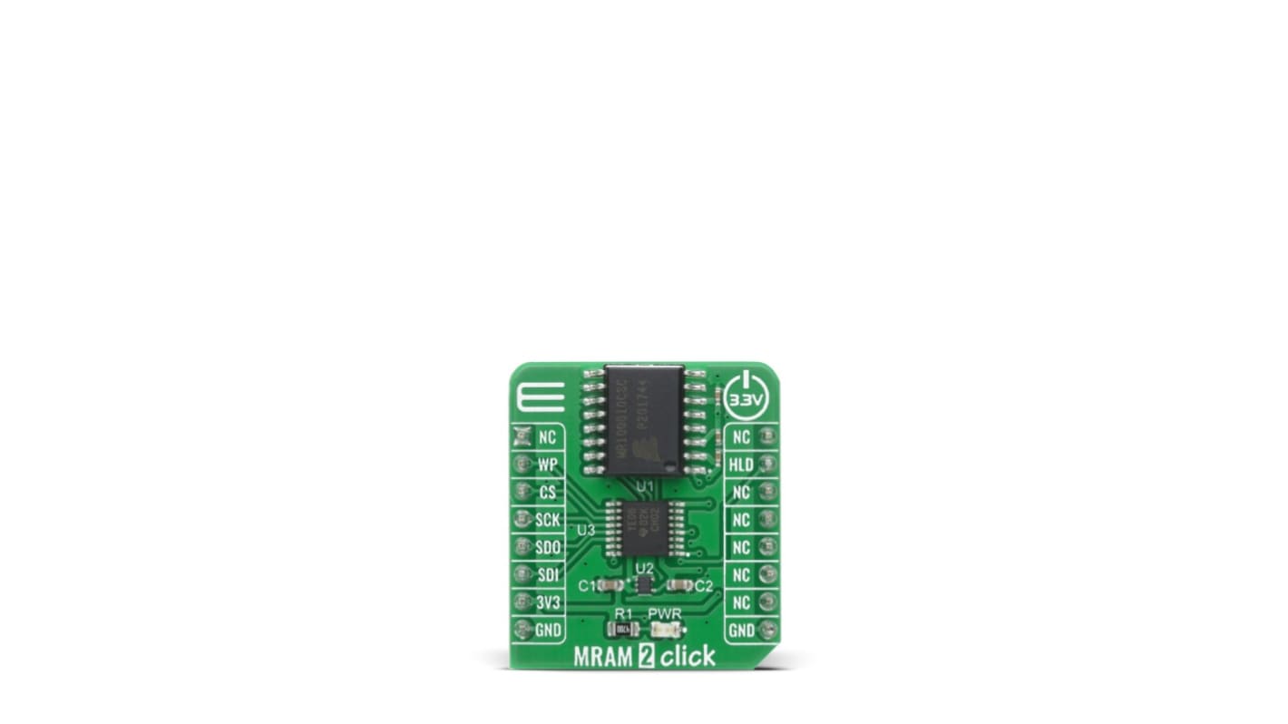MikroElektronika MIKROE-4232, MRAM 2 Click Add On Board for MR10Q010 for mikroBUS