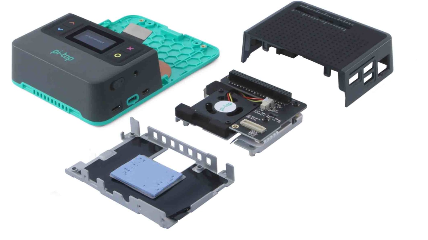 Pi-Top Development Board Case for use with Raspberry Pi 4 in Black