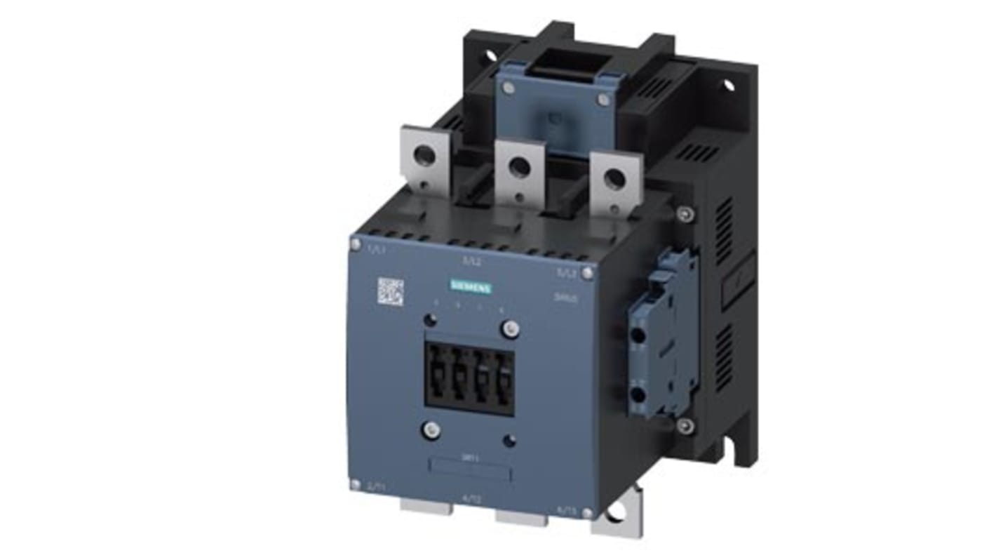Siemens SIRIUS 3RT Size S10, 3RT1 Contactor, 3-Pole, 132 kW, 2NO + 2NC