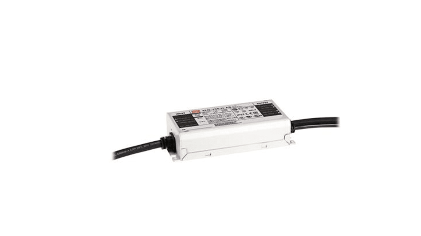 Driver LED corriente constante MEAN WELL XLG-100, IN: 100 - 305 V., OUT: 107V, 1.05A, 100W, regulable