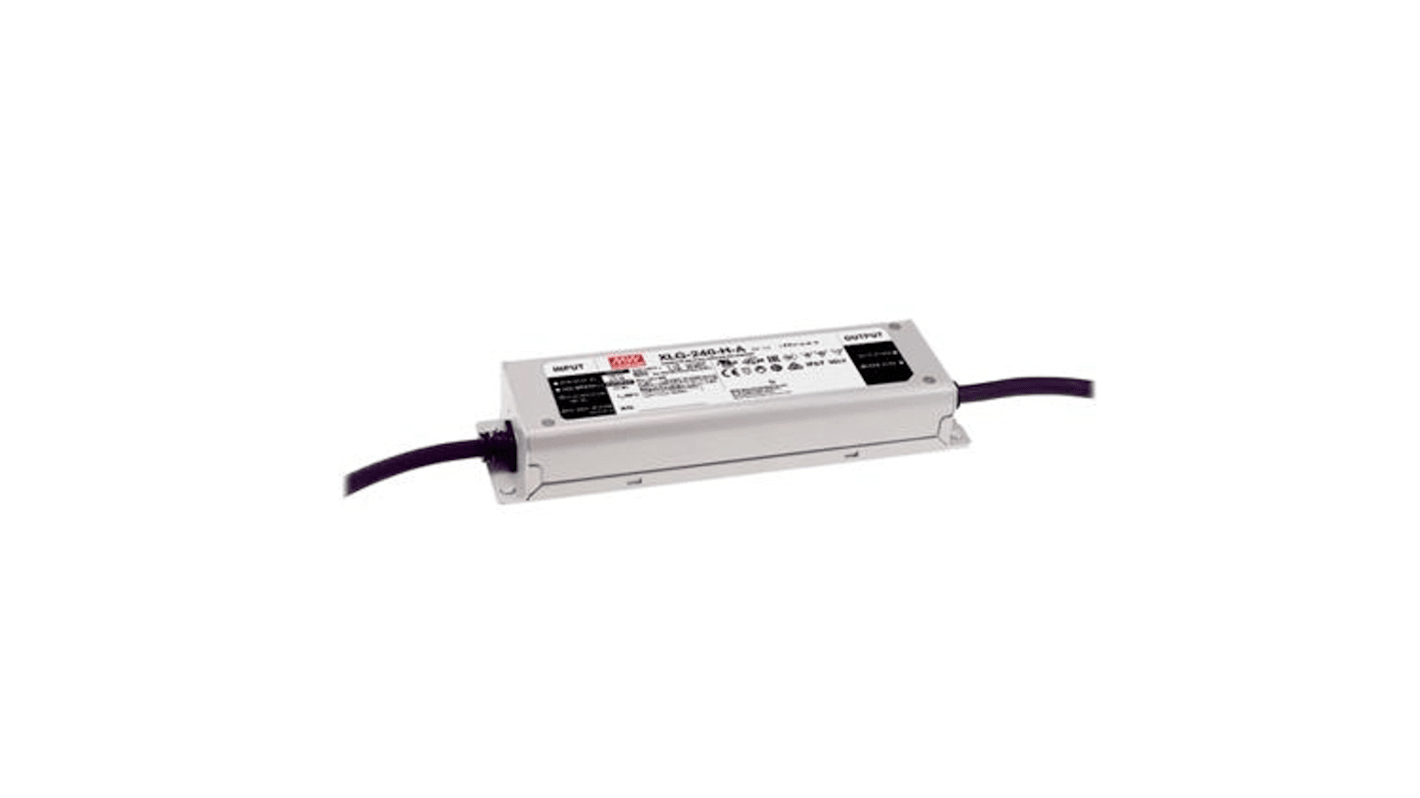 Driver LED MEAN WELL XLG-240, IN: 100-305 V, OUT: 171V, 1.4A, 240W, regulable