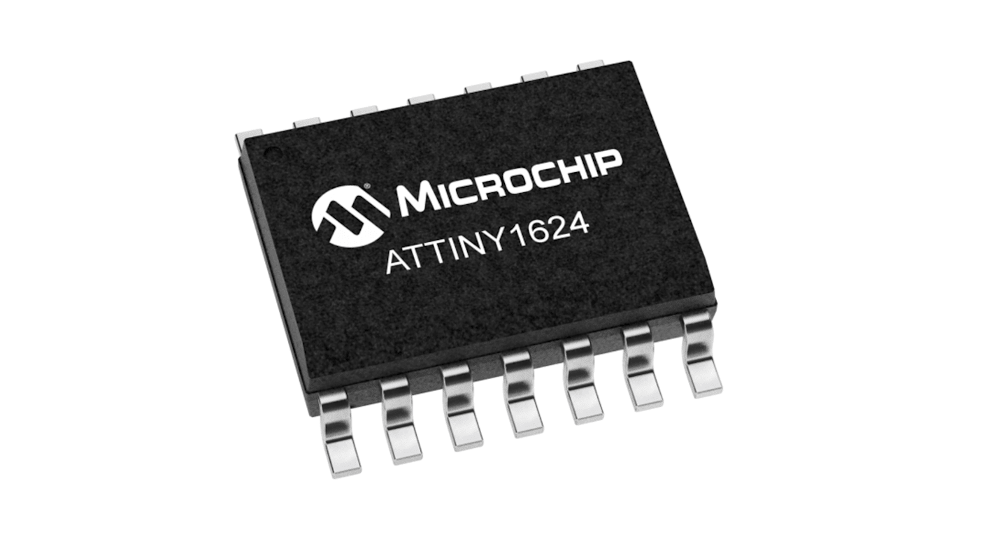 Microchip Mikrocontroller ATtiny1624 AVR 8bit SMD 16 KB SOIC 14-Pin 20MHz