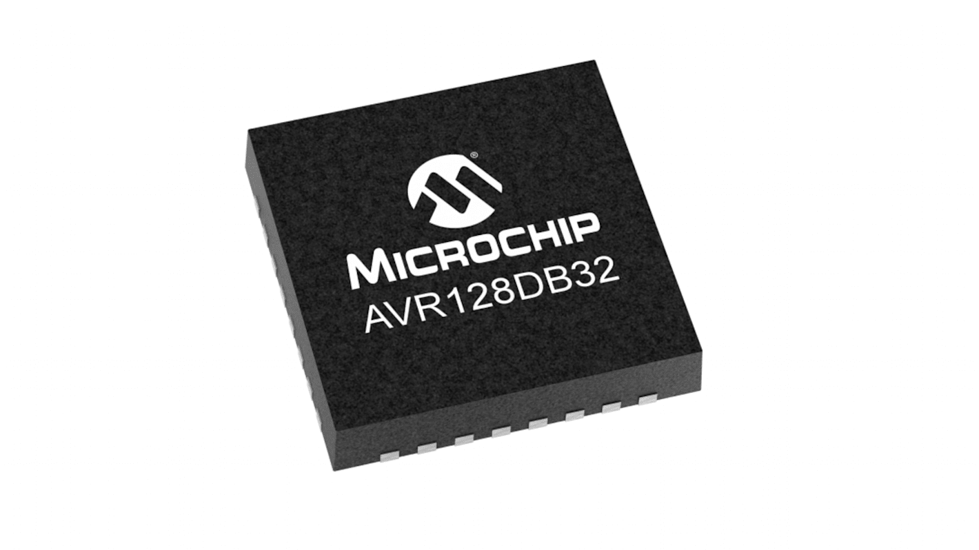 Mikrokontroler Microchip ATtiny1624 VQFN 32-pinowy Montaż powierzchniowy AVR 128 kB 8bit 24MHz Flash