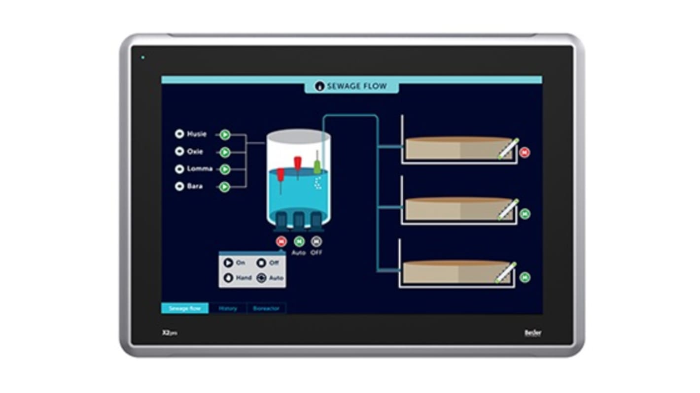 Beijer Electronics X2 pro 15 Series HMI Panel - 15.4 in, TFT LCD Display