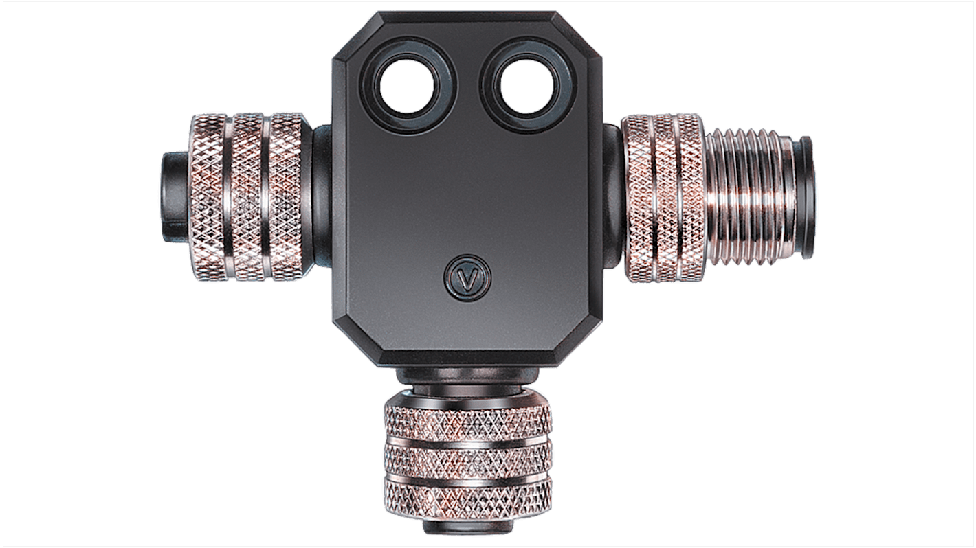 Siemens AS-I Series Distributor for Use with 2 x M12 Socket, round cable 1 x M12 connector