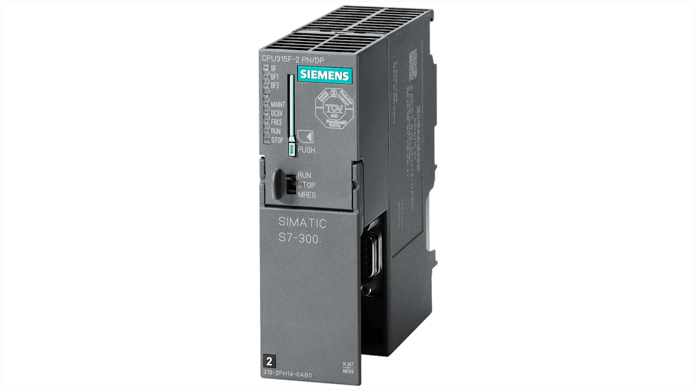 Rs-Online CPU PLC Siemens SIMATIC S7-300 ingressi: 0 uscite: 0 24 V