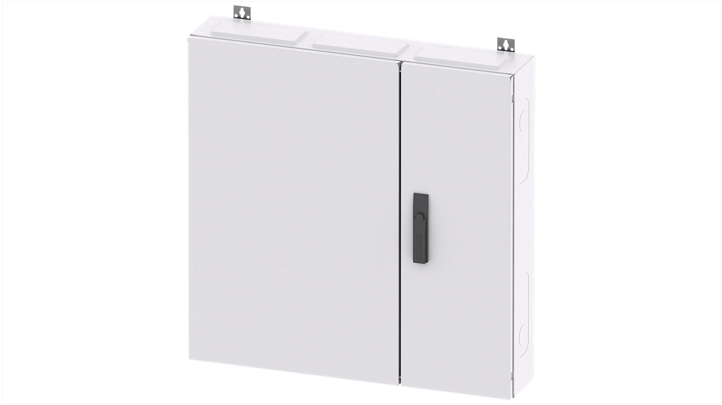 Siemens Cabinet Enclosure Type ALPHA 160 Series , 800 x 800mm, Steel DIN Rail Enclosure