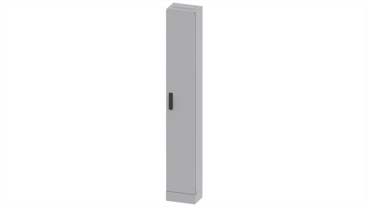 Siemens ALPHA 630 Series Steel Single-Door-Door Floor Standing Enclosure, Opaque Door, IP43, 1900 x 300 x 210mm