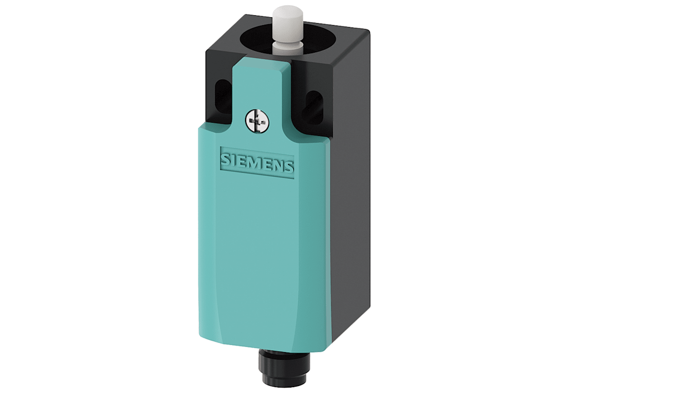Siemens 3SE5 Endschalter, Runder Stößel, 5-polig, 1 Öffner / 1 Schließer, IP 65, Kunststoff, 3A