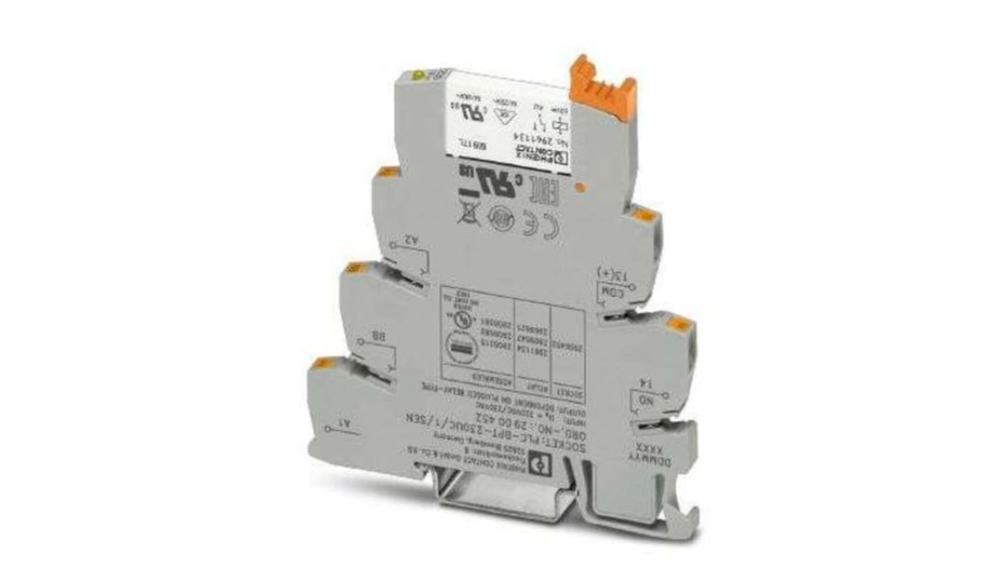 Relé modular Phoenix Contact PLC-RPT-230UC/ 1AU/SEN, 230V ac, para carril DIN
