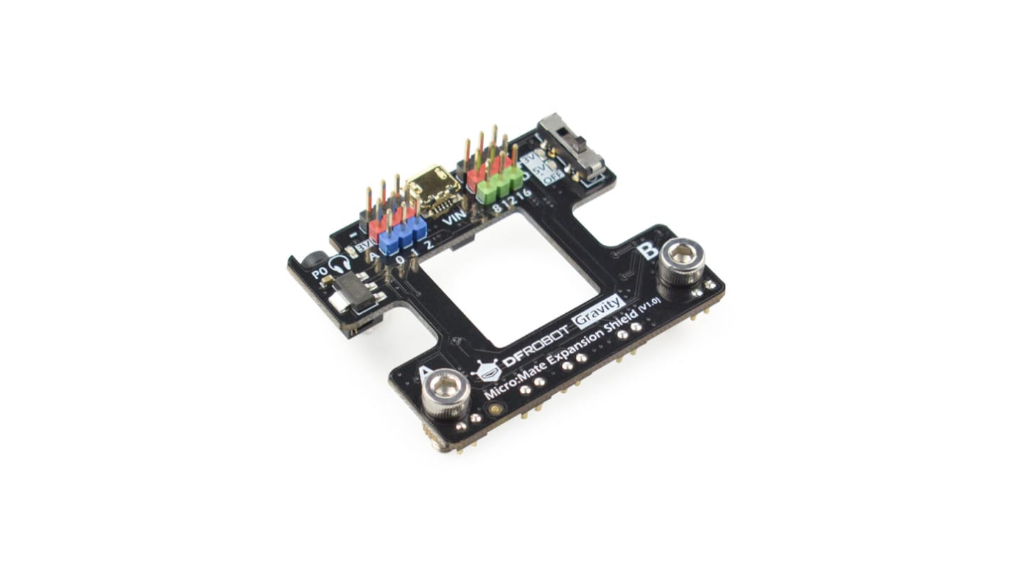 DFRobot Micro:Mate - Micro:Bit 的迷你薄型扩展板（兼容 Gravity）, Micro:bit附加组件