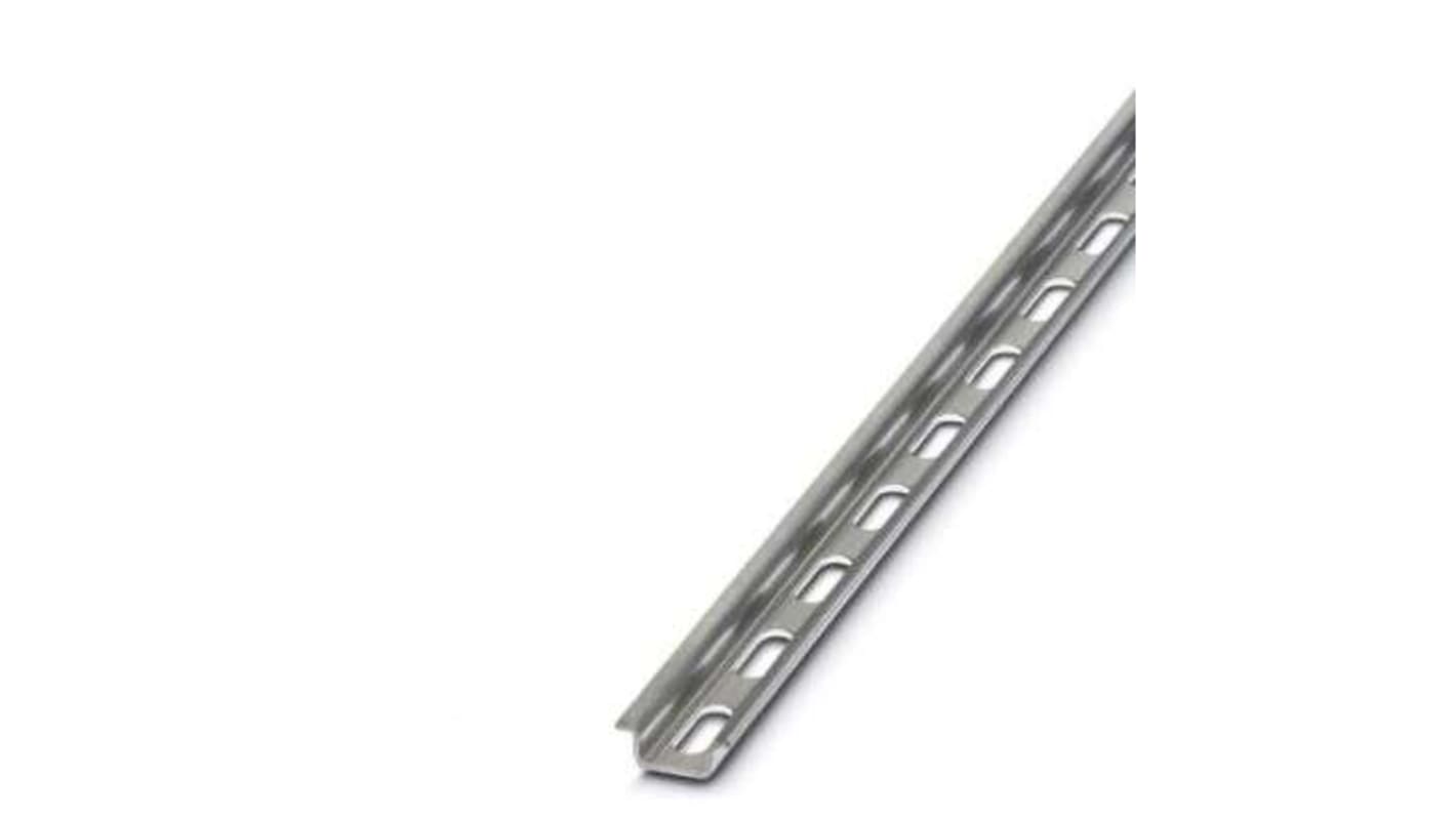 1401763 | Phoenix Contact Aluminium Perforated DIN Rail, Mini Top 