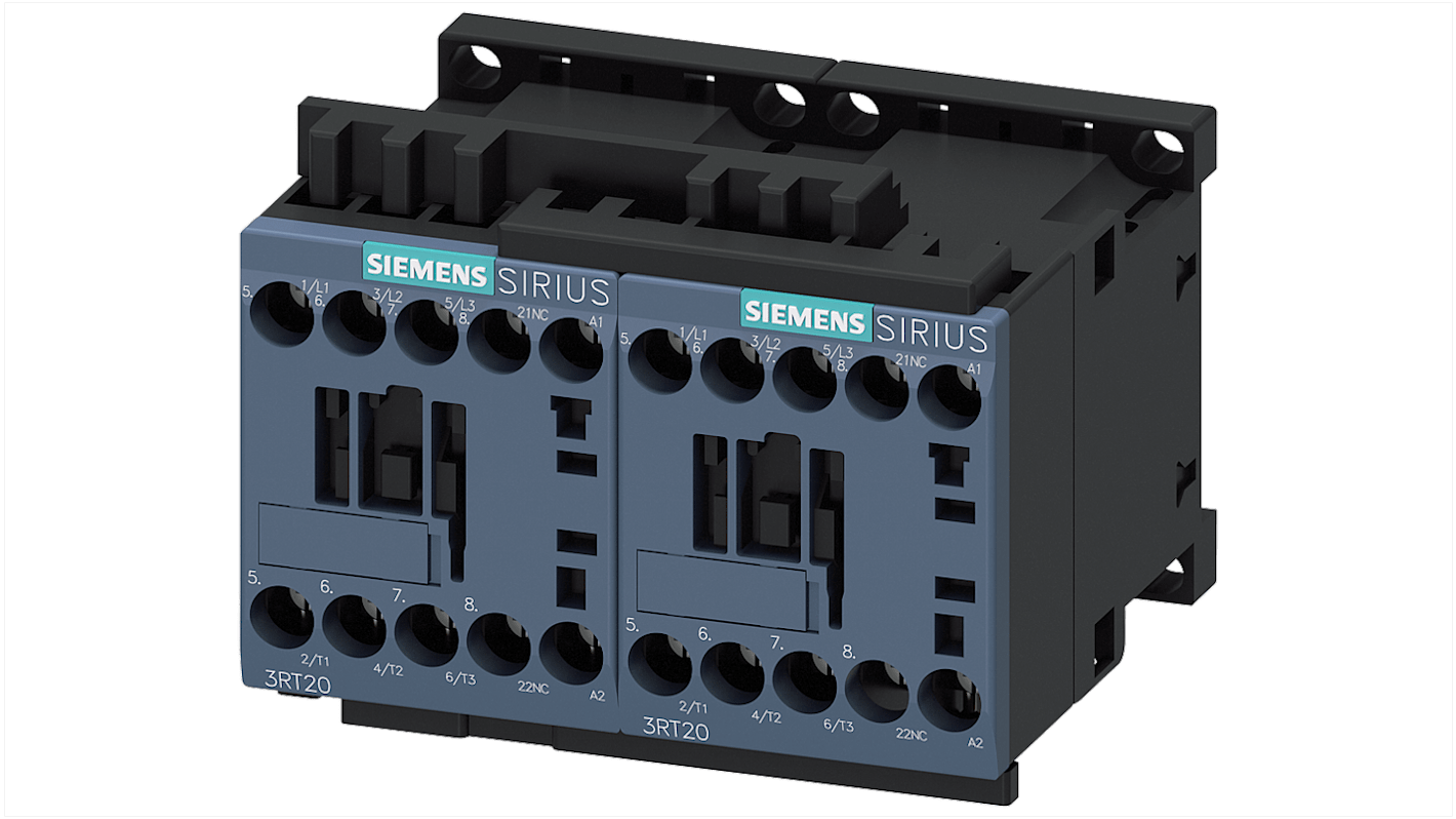 Stycznik odwrotny 110 V AC Siemens styki: 3 3 kW 7 A 3NO 3RA2315-8XB30-1AF0