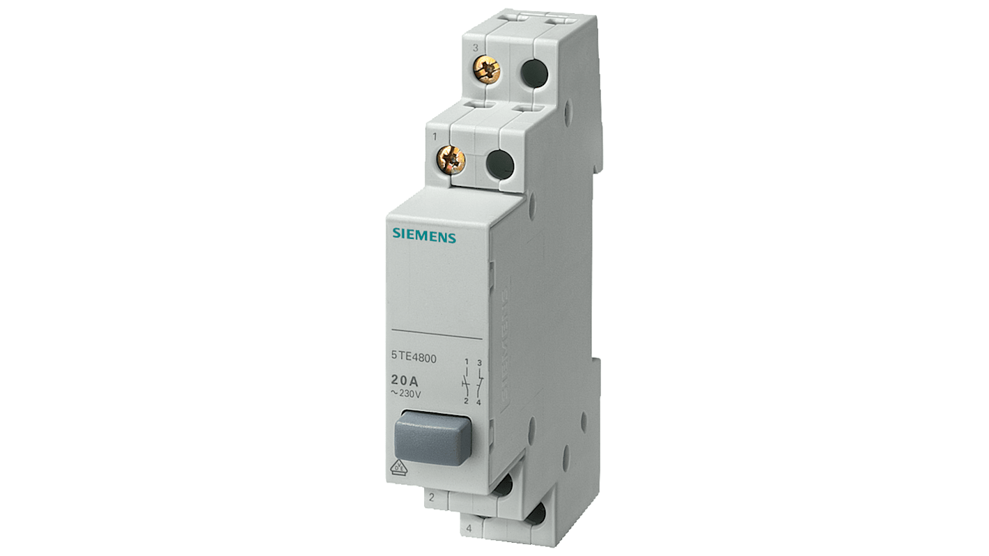 Siemens Push Button Circuit Trip for use with Green Blue Lamps