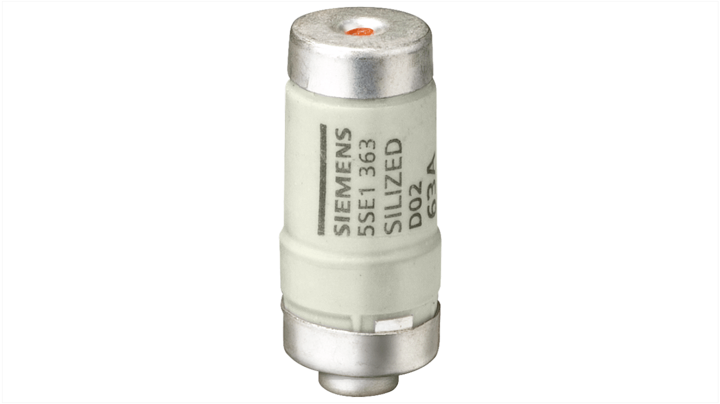 Siemens NEOZED-Sicherung, Typ D02, Anwendungsbereich gR, 63A, 400V