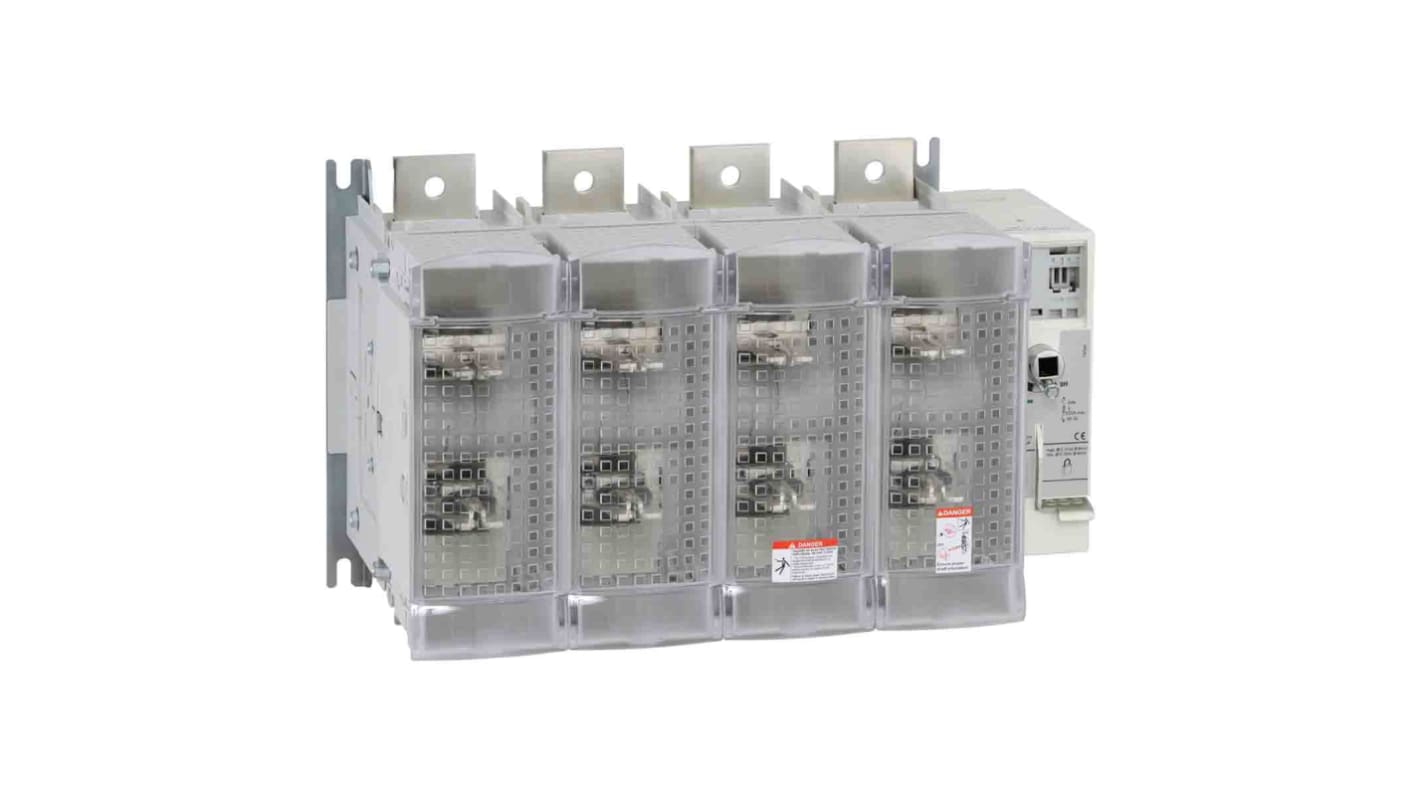 Schneider Electric Fuse Switch Disconnector, 4 Pole, 630A Max Current, 630A Fuse Current