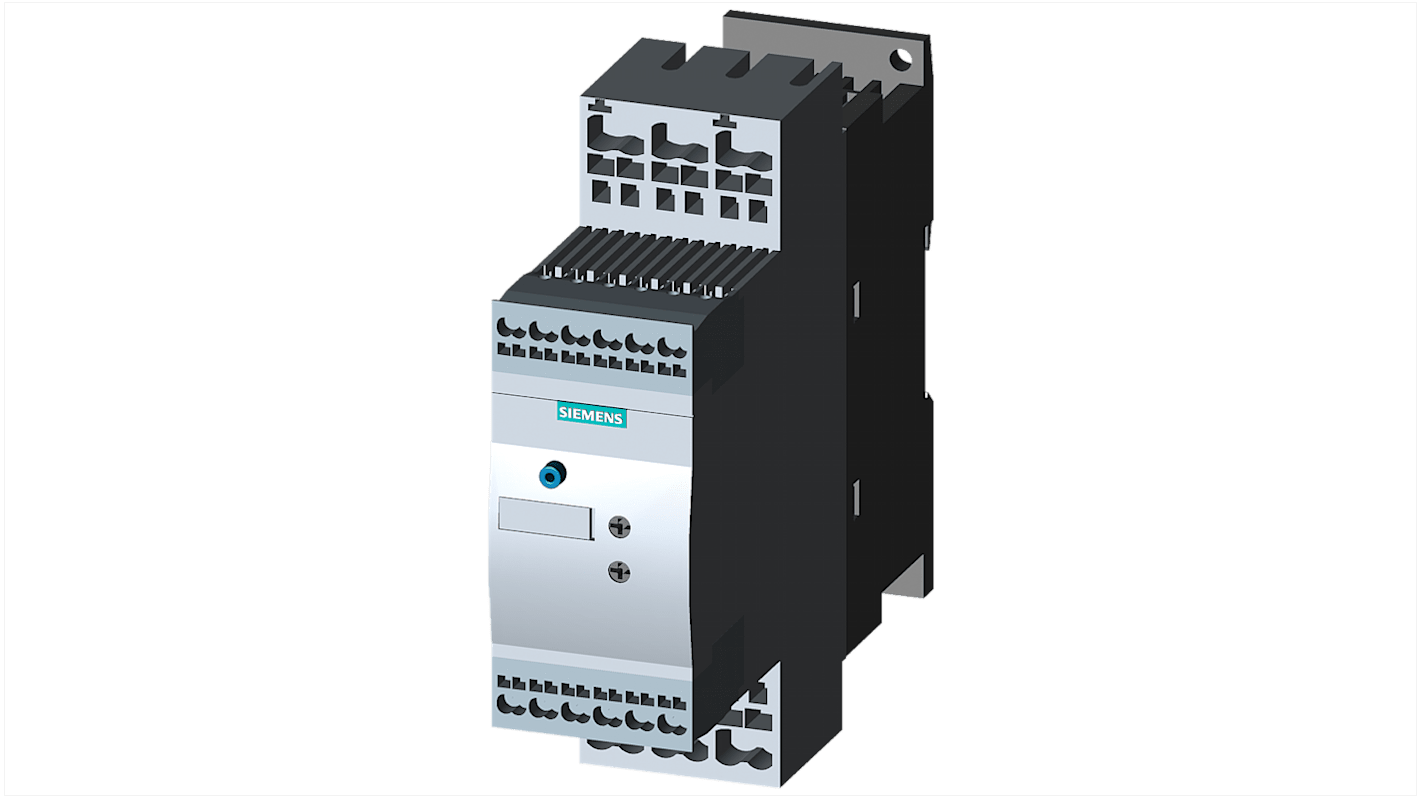 Démarreur moteur progressif, triphasé Siemens, 11 kW 400 V 25 A