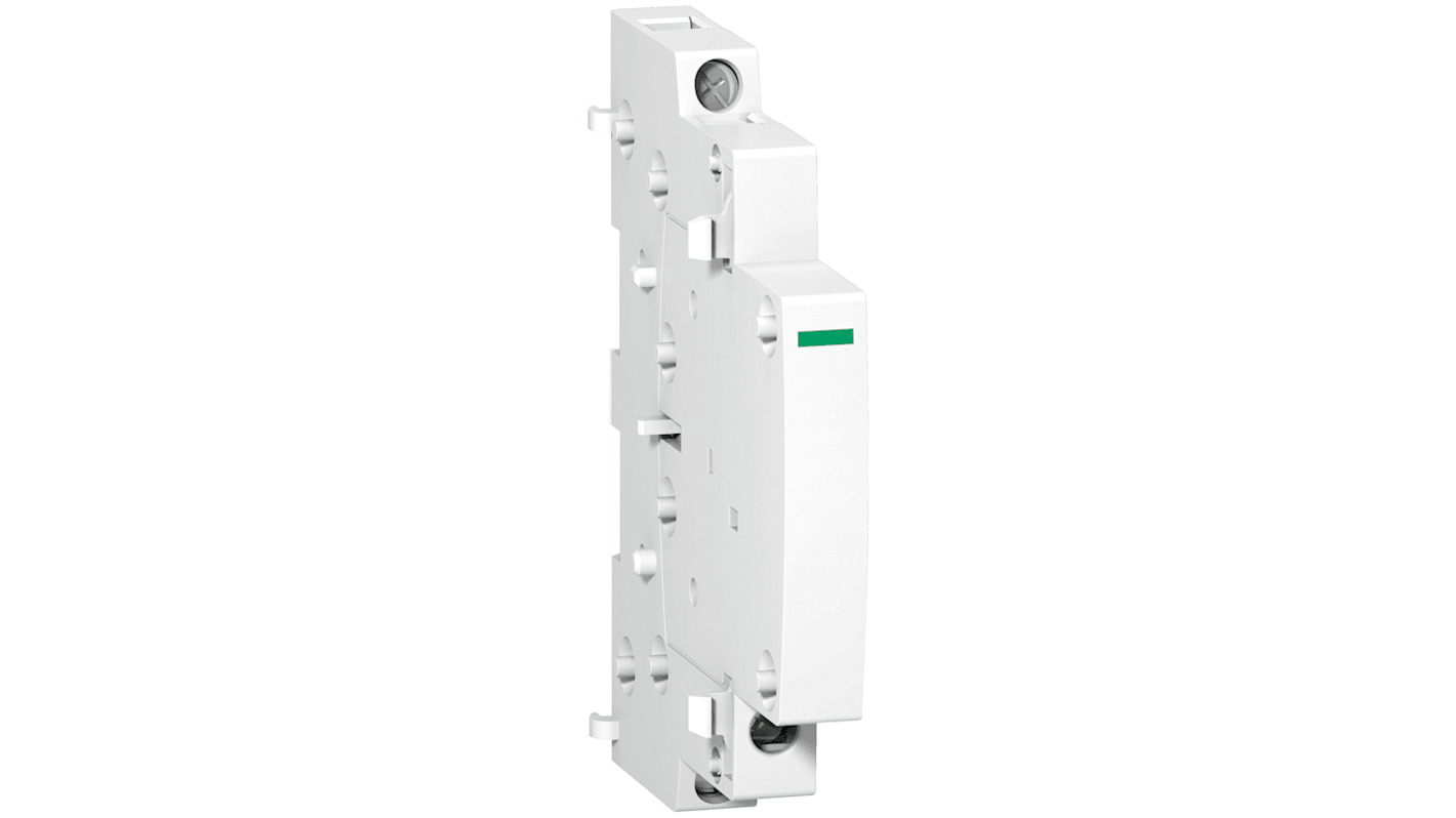 Schneider Electric Auxiliary Contact Block, 1 Contact, 1CO, DIN Rail Mount, TeSys GAC0