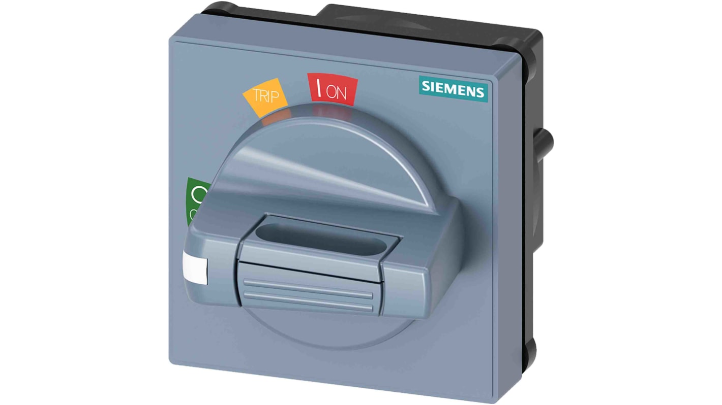 Otočná klika, řada: SENTRON, pro použití s: 3VA1/2 100/160/250 Šedá rukojeť, délka: 36mm IP65 Siemens