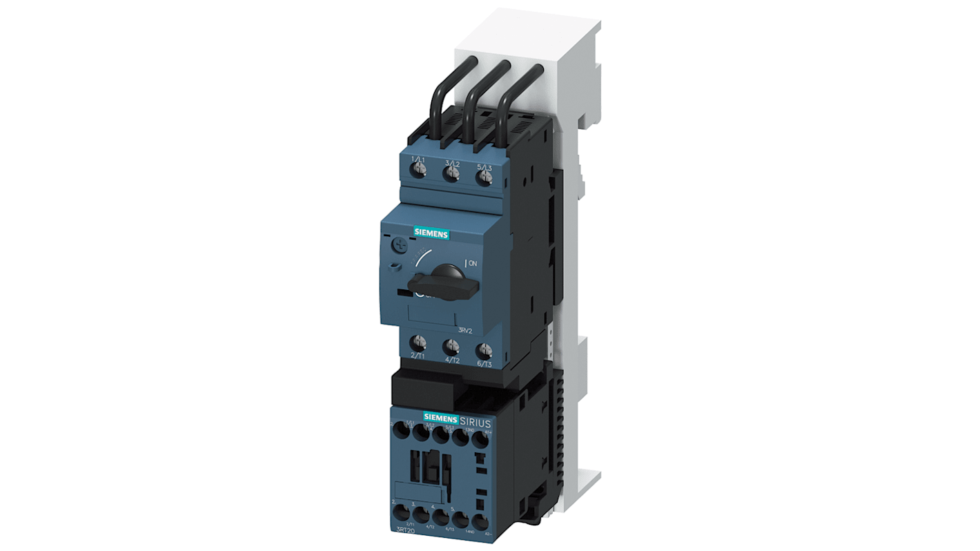 Siemens SIRIUS 3RA Load Feeder, DOL, 1.1 kW, 690 V ac, 1, 3 Phase, IP20