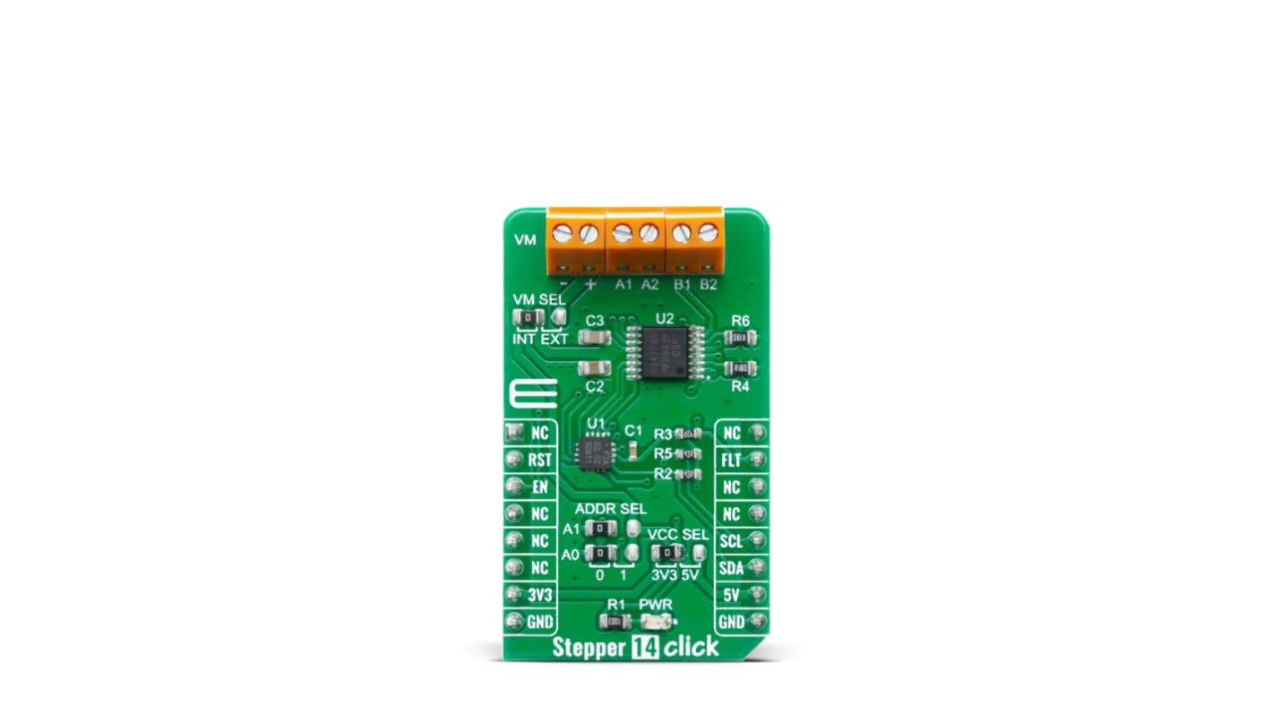 MikroElektronika Stepper 14 Click 电机驱动板, DRV8847PWPR芯片