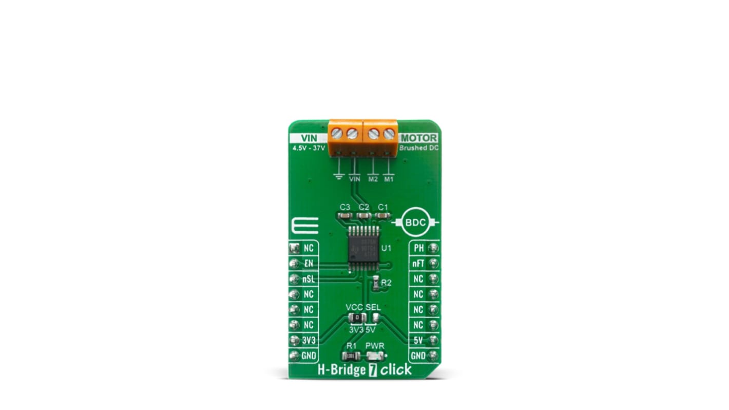 MikroElektronika H-BRIDGE 7 CLICK Power Management for DRV8876N for DRV8876N