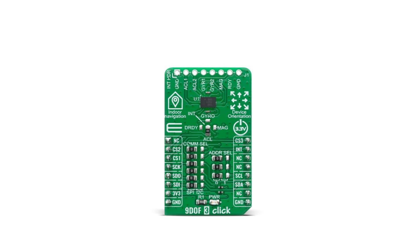 MikroElektronika 9DOF 3 Click for BMX055 BMX055