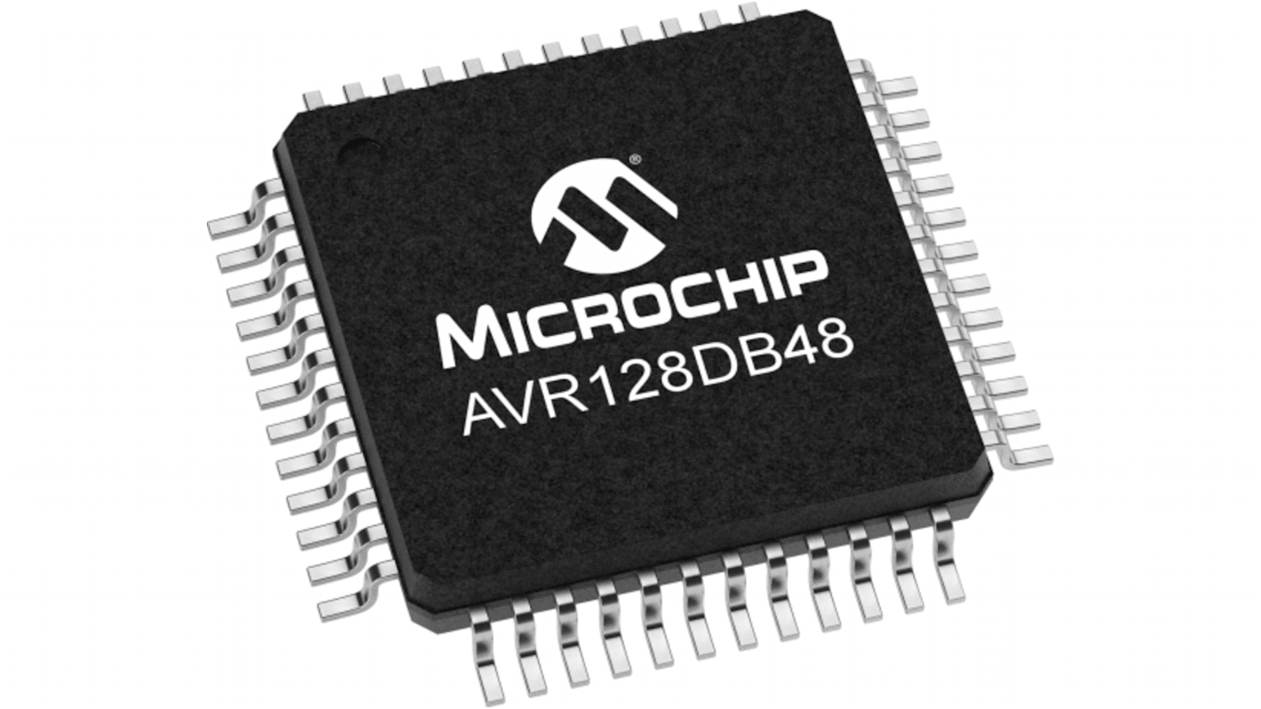 Mikrokontroler Microchip AVR DB VQFN 48-pinowy Montaż powierzchniowy 128 kB 24MHz Flash