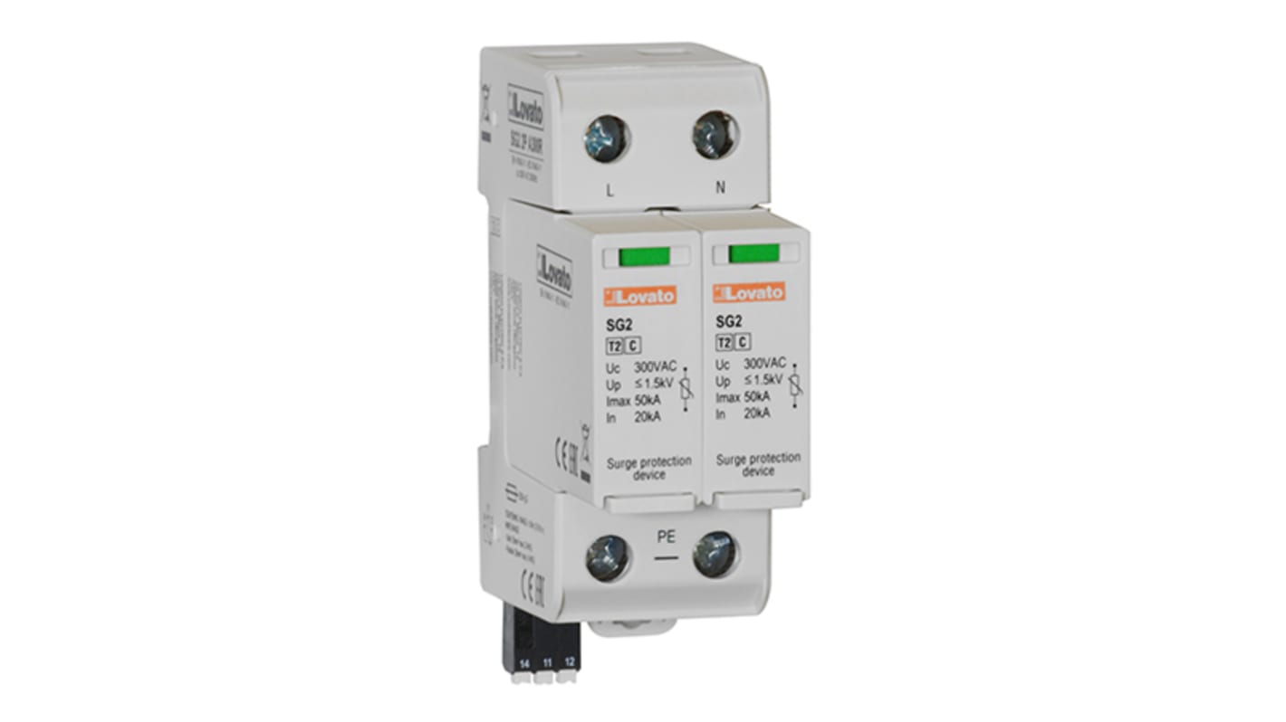 Protezione da sovracorrente SG22PA300R, 2 fasi, max 50kA SG2 SG22
