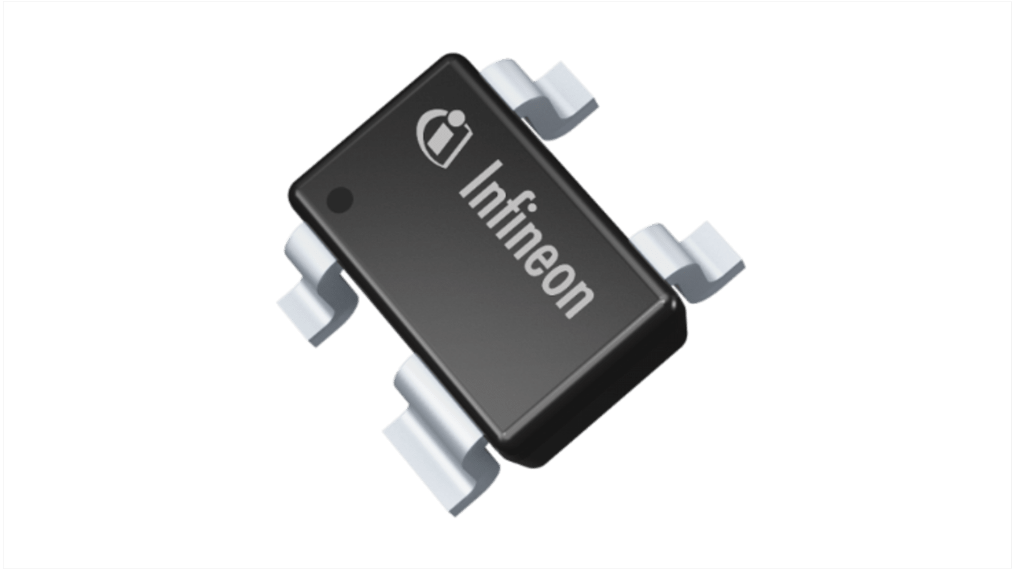 Infineon BFP760H6327XTSA1 NPN RF Bipolar Transistor, 70 mA, 4 V, 4-Pin SOT-343