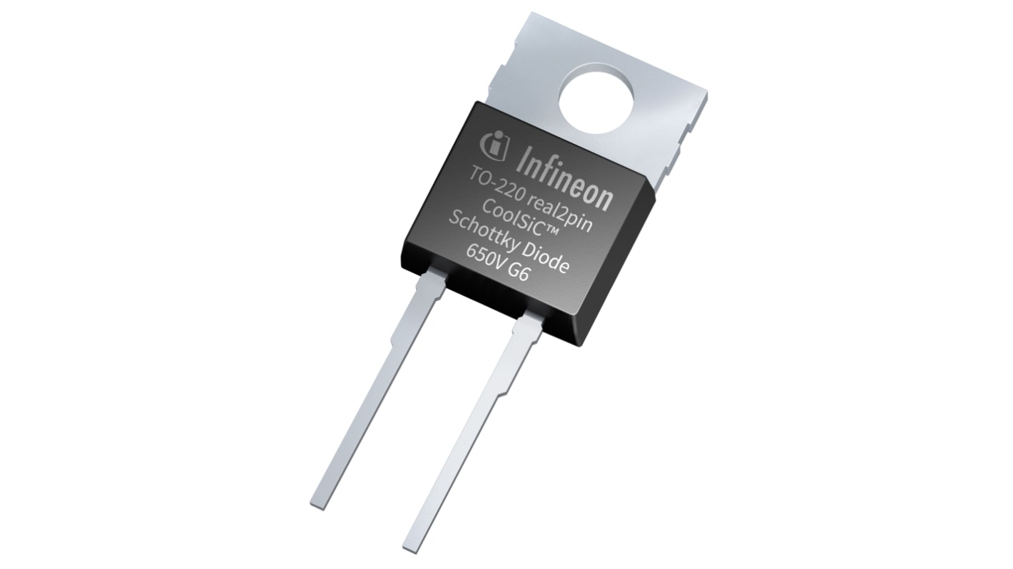 Infineon THT SiC-Schottky Diode , 650V / 8A, 2-Pin PG-TO220