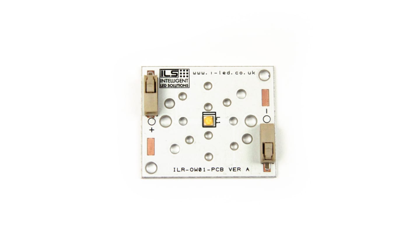 ILR-4E01-Z385-LEDIL-SC201. Intelligent LED Solutions, Stanley UVA LEDiL Series UV LED, 390nm 910mW 130 ° Through Hole