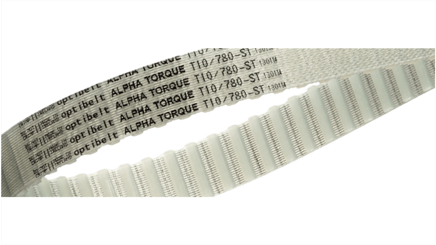 OPTIBELT 10 AT5 / 455 Timing Belt, 91 Teeth, 455mm Length, 10mm Width