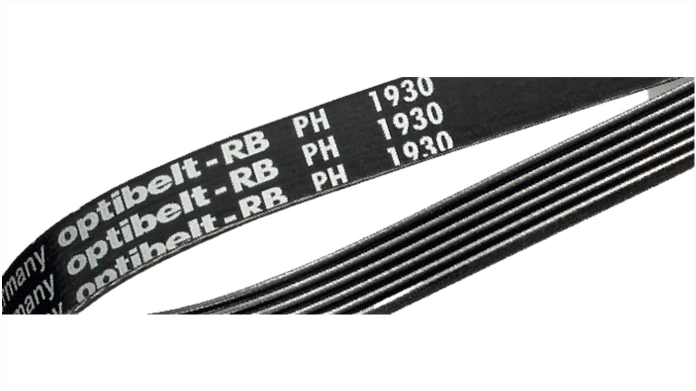 OPTIBELT Rubber RB Drive Belt, 1222mm Length, 23.4mm Width