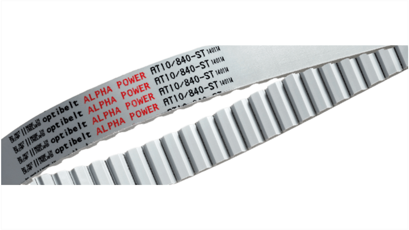 Cinghia sincrona OPTIBELT, 220 denti, passo 5mm, dimensioni 1100mm x 16mm, in Poliuretano