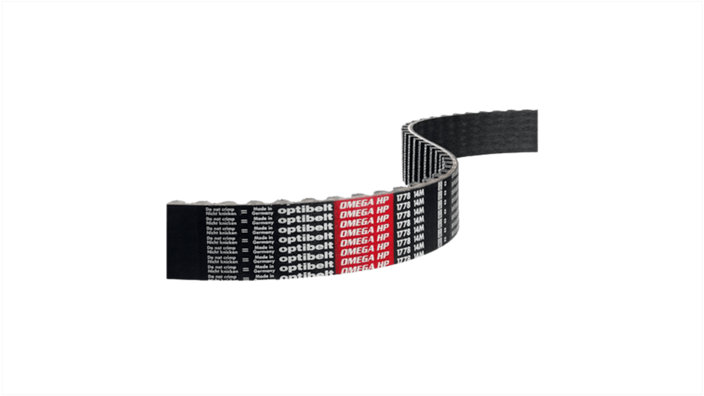 OPTIBELT Gummi Zahnriemen 115 Zähne, Teilung 14mm, Maße 55mm x 1610mm