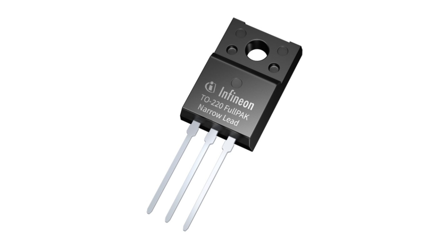 N-Channel MOSFET, 8.5 A, 700 V, 3-Pin TO-220 FP Infineon IPAN70R600P7SXKSA1