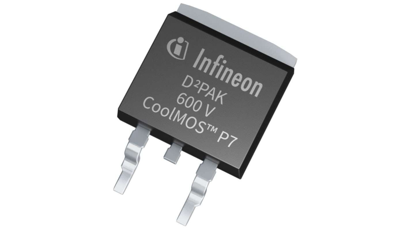 Infineon CoolMOS™ IPB60R080P7ATMA1 N-Kanal, SMD MOSFET 600 V / 37 A, 3-Pin D2PAK (TO-263)