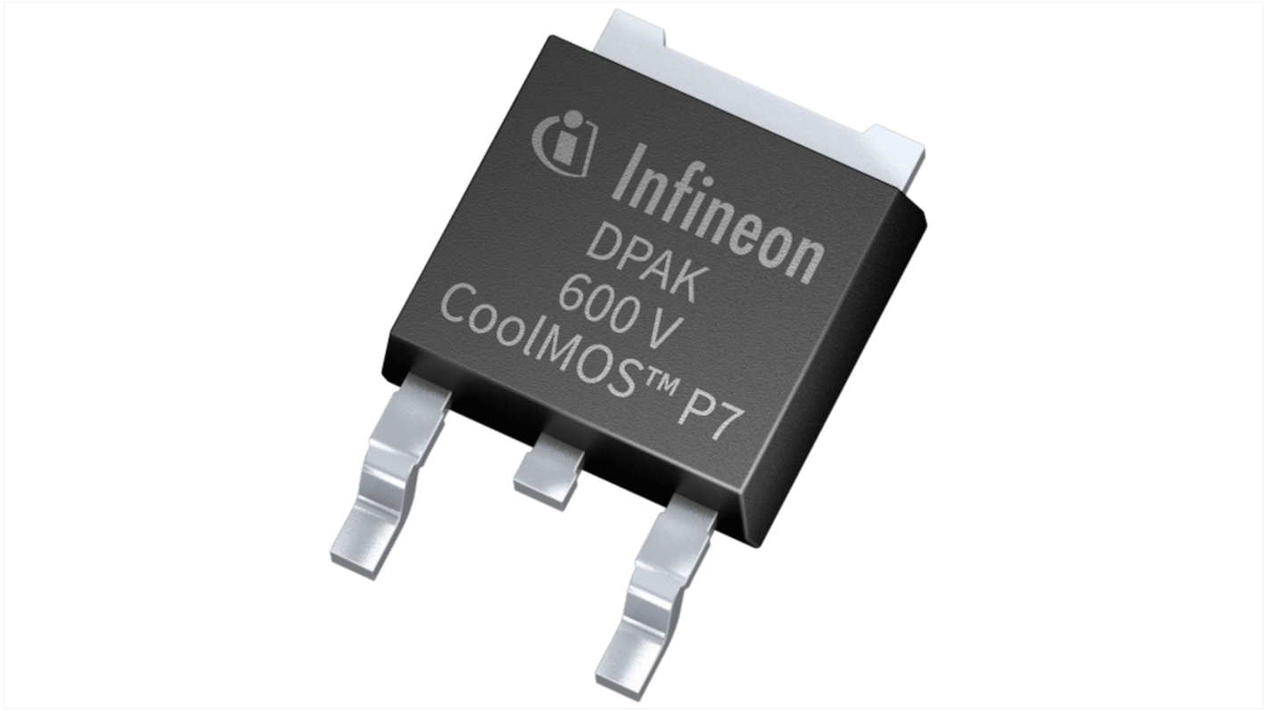 Infineon IPD60R600P7ATMA1 N-Kanal, SMD MOSFET 600 V / 6 A, 3-Pin DPAK (TO-252)