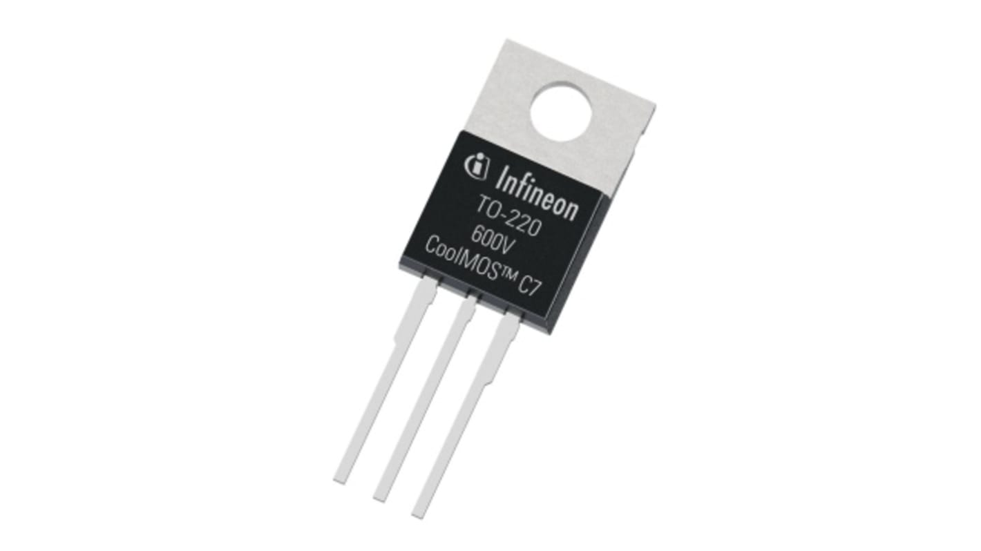 MOSFET Infineon, canale N, 40 MO, 50 A, TO-220, Su foro