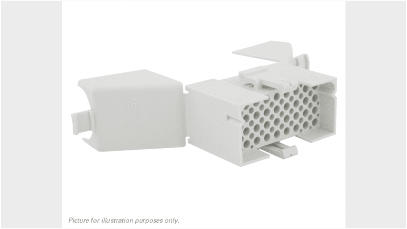 Souriau Sunbank by Eaton, SMS Female Connector Housing, 5.08mm Pitch, 36 Way, 4 Row