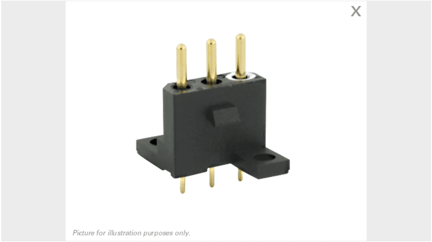Gniazdo PCB 3 -pinowe raster: 5.08mm Montaż na płytce Proste Montaż na płytce drukowanej