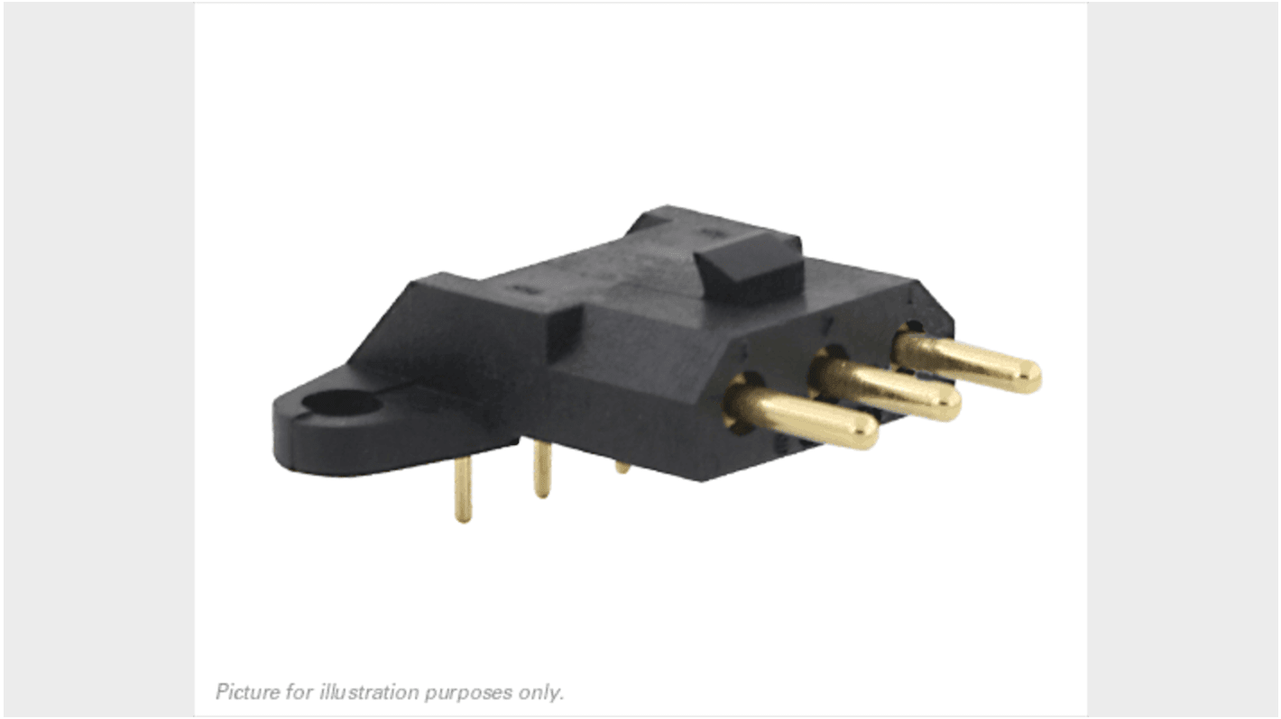 Gniazdo PCB 3 -pinowe raster: 5.08mm Montaż na płytce Kąt Proste Montaż na płytce drukowanej