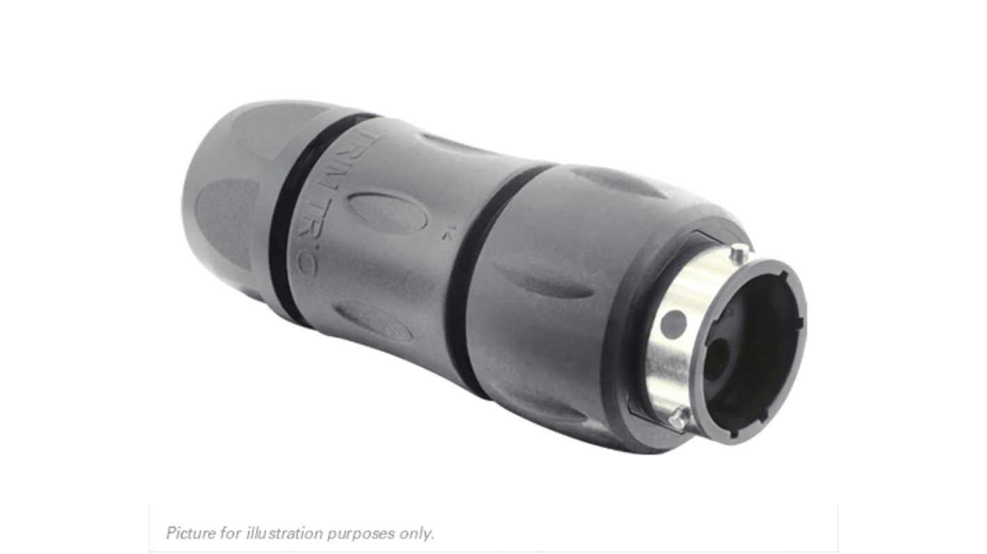 Souriau Sunbank by Eaton Circular Connector, 3 Contacts, In-line, Socket, IP68, IP69K, UTGX Series
