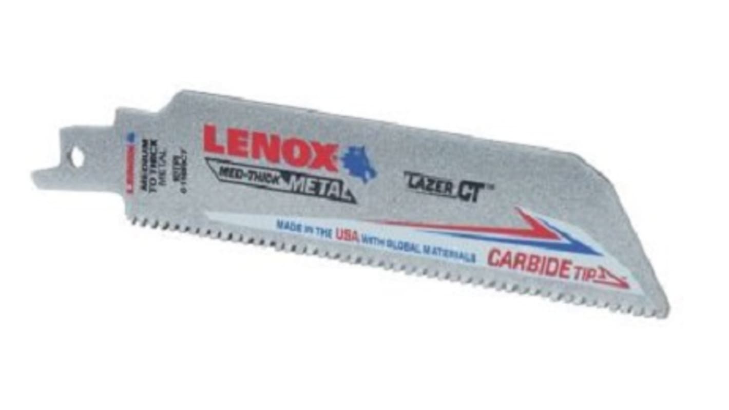 Lama per seghetto alternativo bimetallico Lenox, lunghezza di taglio 152mm, 10 denti per pollice , 1 pezzi