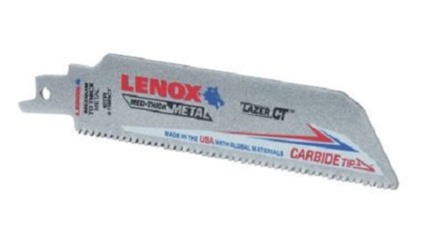 Lenox, 10 Teeth Per Inch 152mm Cutting Length Reciprocating Saw Blade, Pack of 1